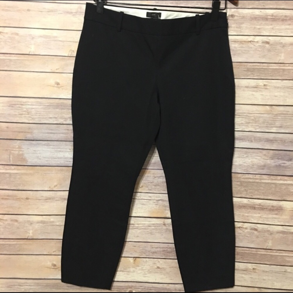 J. Crew Minnie Pant 12P Black NWT